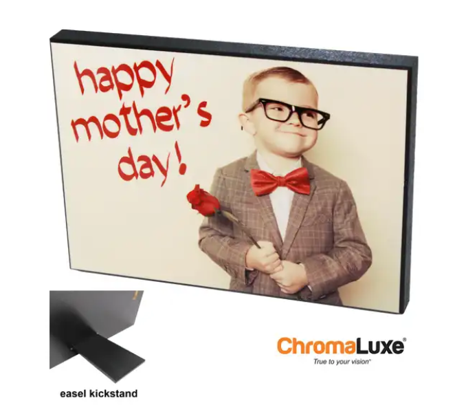 5" x 7" MDF Photo Block - Chamfer Edge - Gloss White image 0