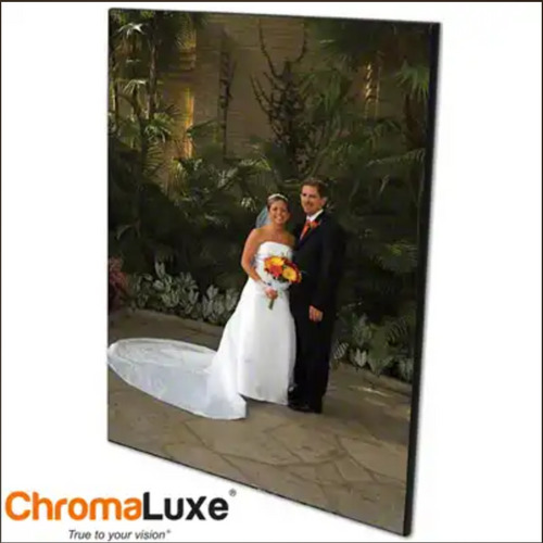 11" x 14" MDF Photo Block - Chamfer Edge - Gloss White image 0